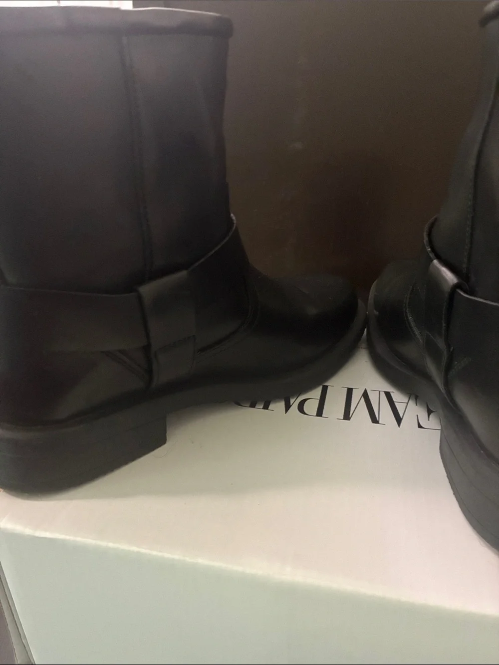 Dream Pairs Black Kids Harness Boots